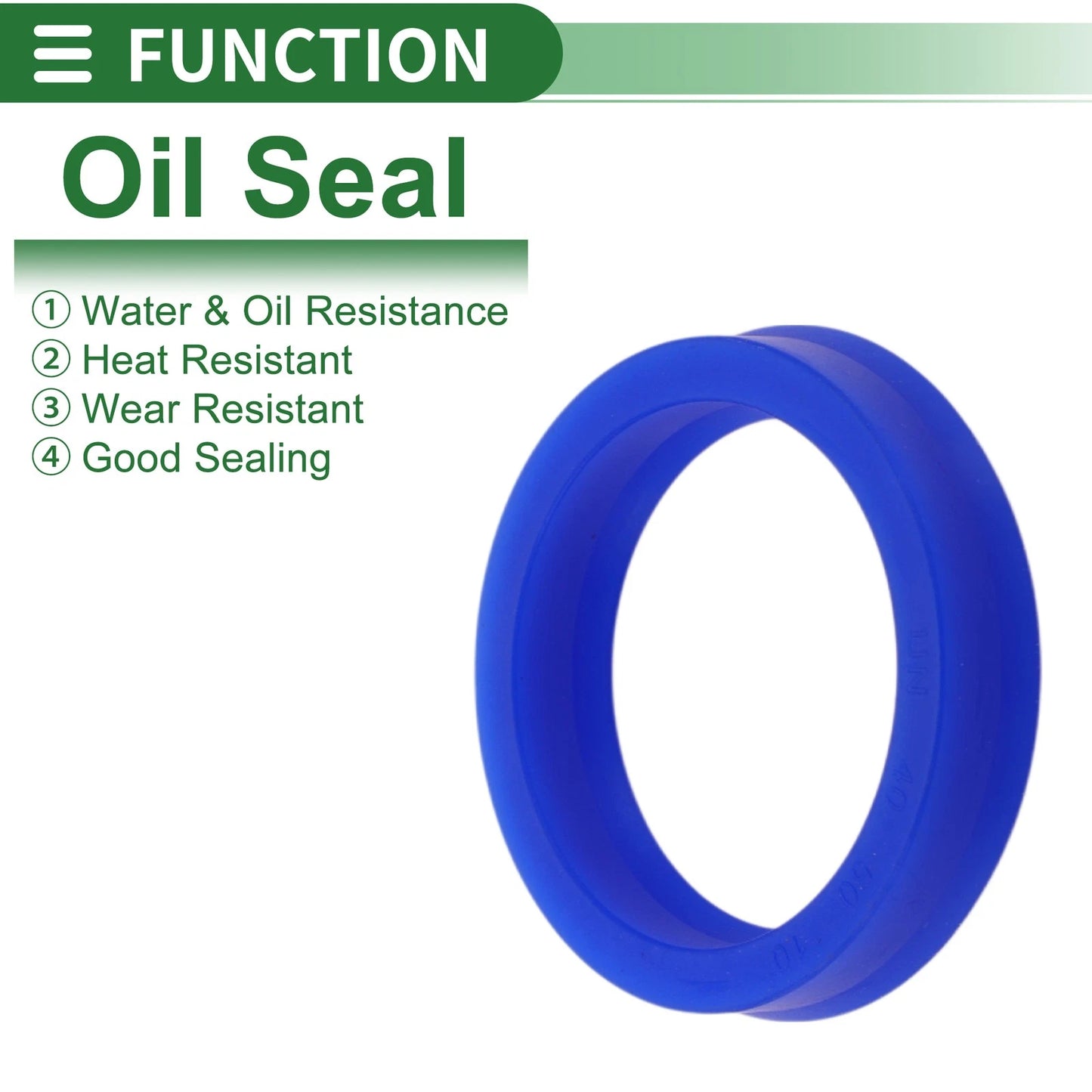 Oil Seal Rotary Shaft Seal TPU 40x50x10mm for Make Model