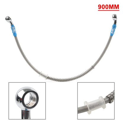 90cm Braided Steel Brake Clutch Oil Hose Line for Motorcycle