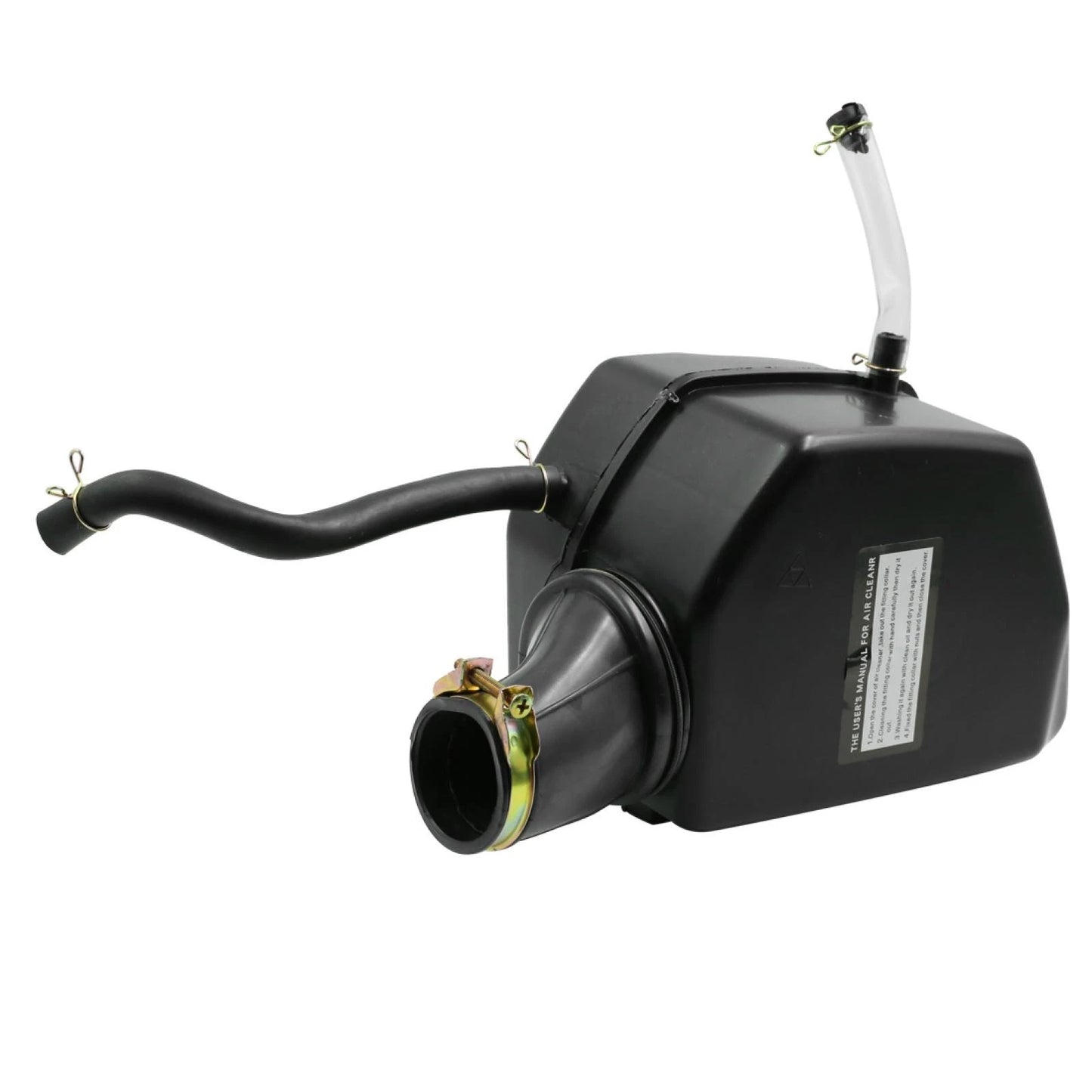 Black Motorcycle Case Intake Filter Box Assembly for GN125 CBT