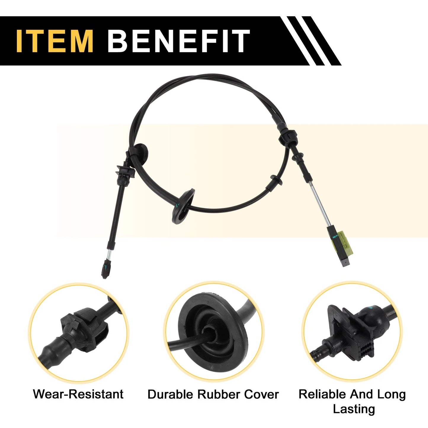 Auto Transmission Gear Shifter Cable for Ford Excursion 5.4L 6.0L 7.3L (2000-2005)