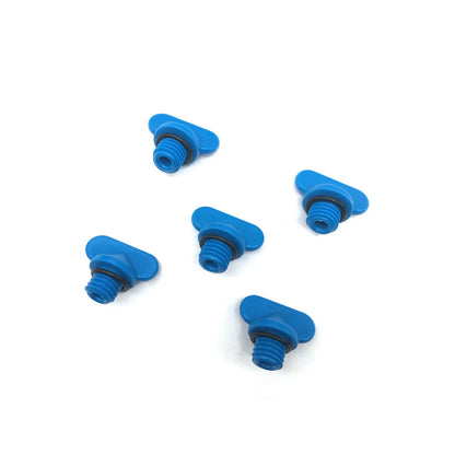 Blue Drain Plugs for Mercruiser Manifold/Block 5 Pack