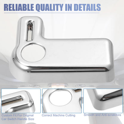 4pcs Hardtop Roof Removal Switch Handle Covers for Jeep Wrangler (2007-2018)