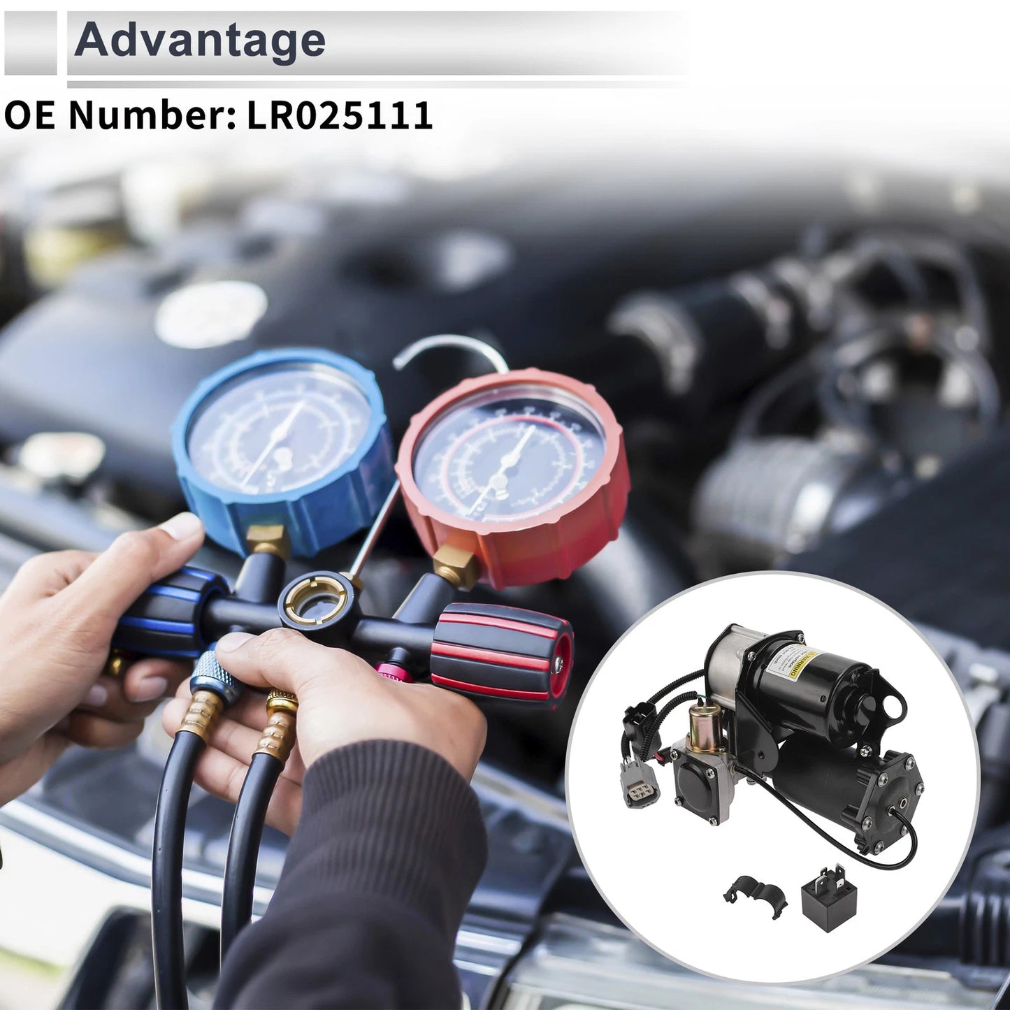 Air Suspension Compressor for Land Rover Range Rover (2006-2012) 1 Pc