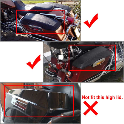 Saddlebag Lid Bra Covers for Harley Touring (1993-2013)
