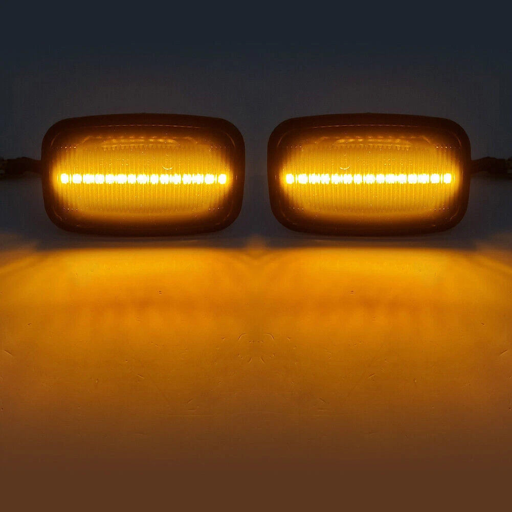 Dynamic LED Sequential Side Marker Turn Amber Light for Toyota Land Cruiser (2008-2021)