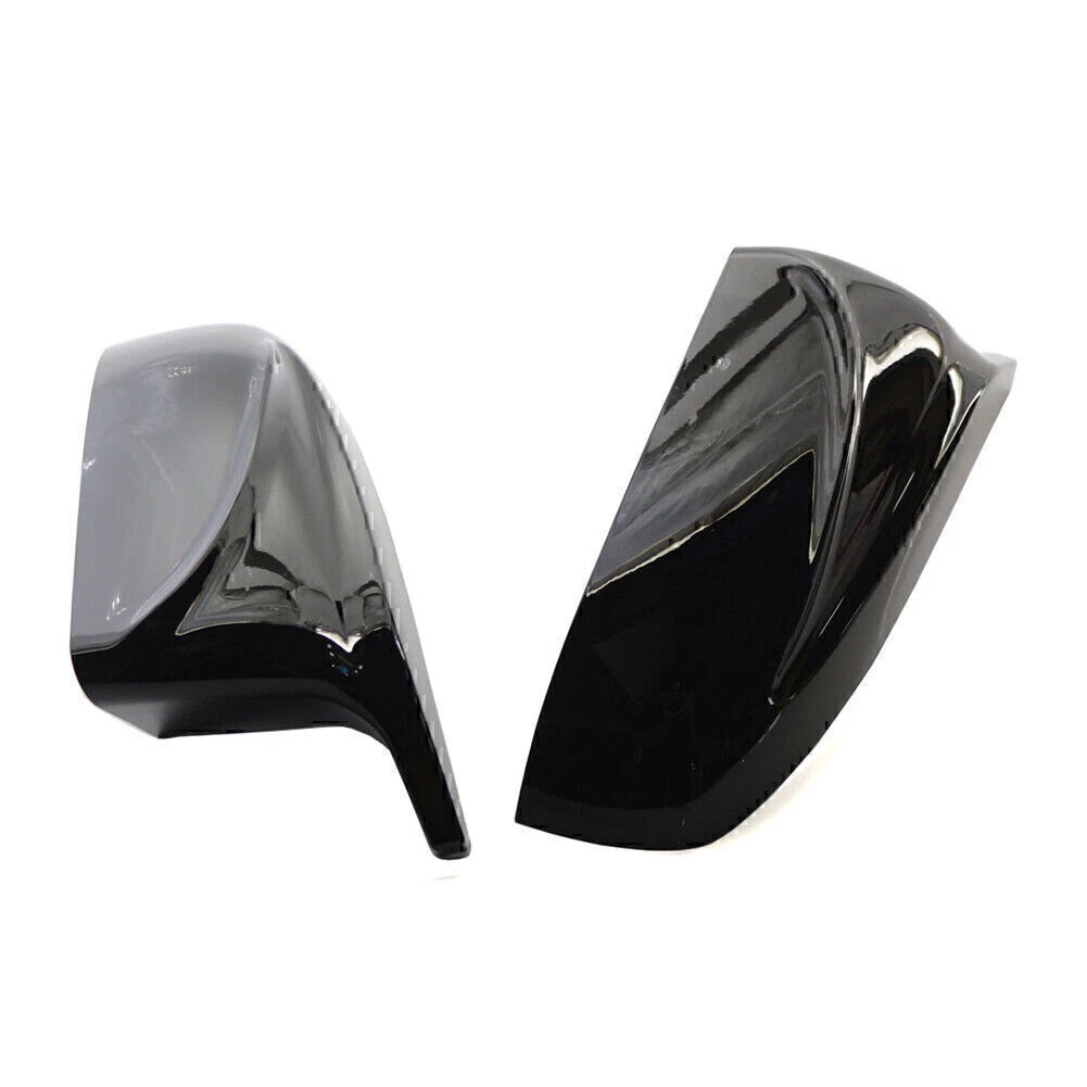 ABS Black Rear View Mirror Cover Trim for BMW X5 X6 (2007-2013)