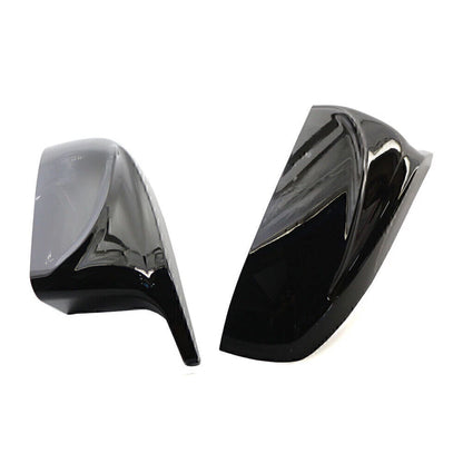ABS Black Rear View Mirror Cover Trim for BMW X5 X6 (2007-2013)
