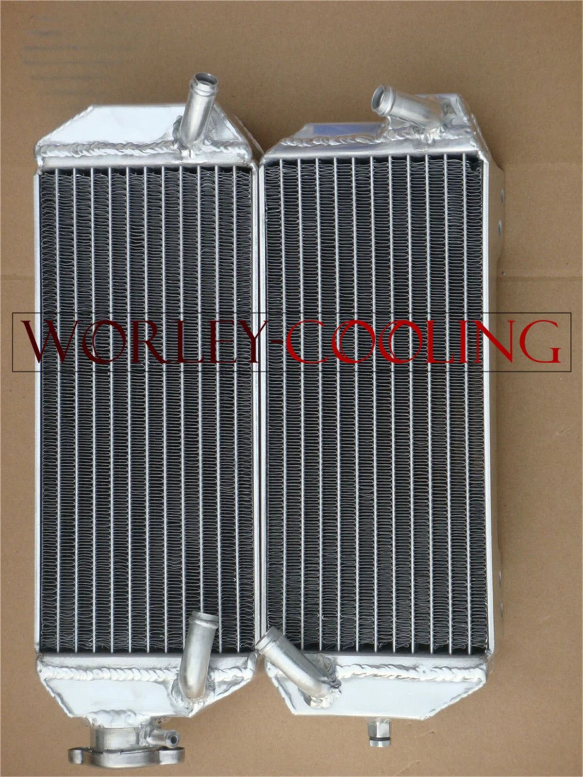 Aluminum Radiator for Suzuki DRZ400E (2000-2004) with Blue Hoses