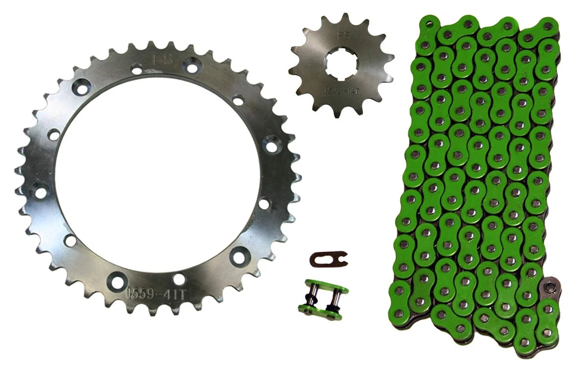O-Ring Drive Chain 520x104 & 14/41 Sprockets for Yamaha Banshee (1989–2006)