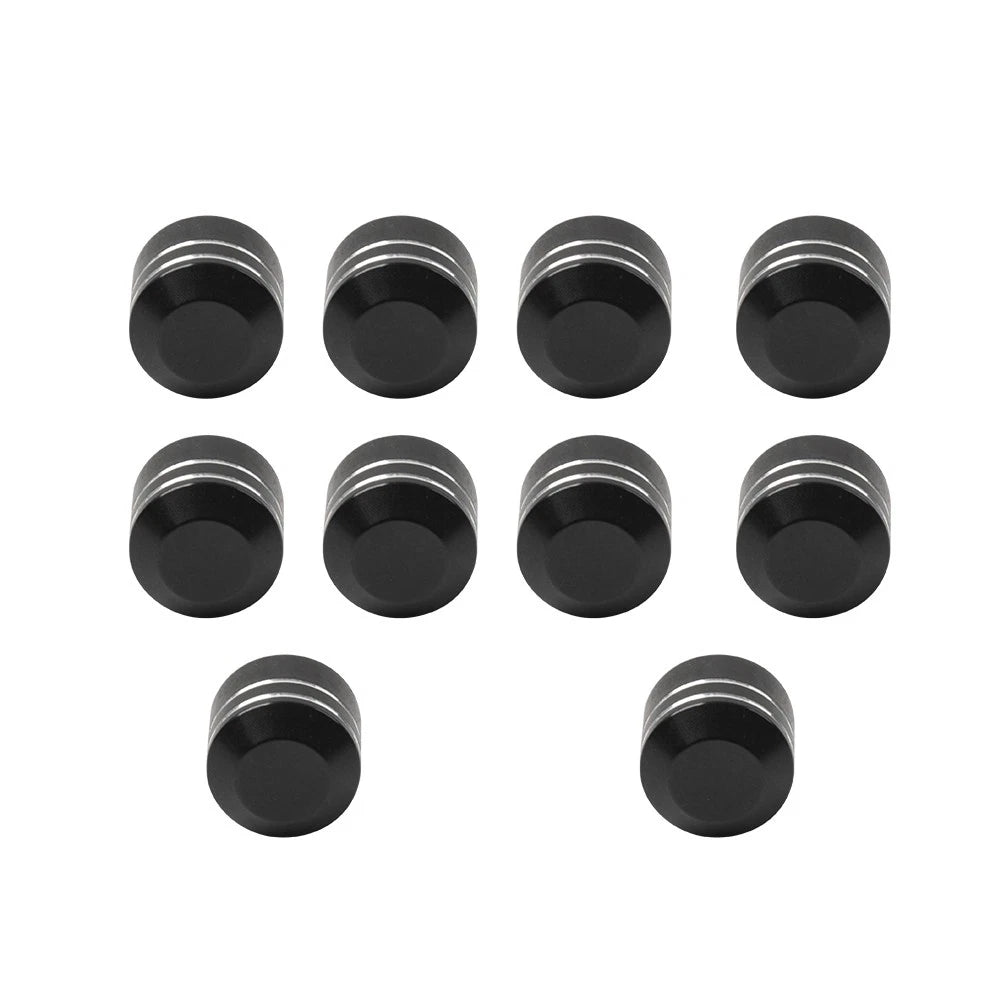 10 x Engine Cover Bolts Screw Caps CNC for Harley Twin Cam Dyna Softail