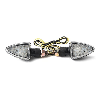 2 x Universal Motorcycle 12V 18 LED Turn Signal Lights for Various Models