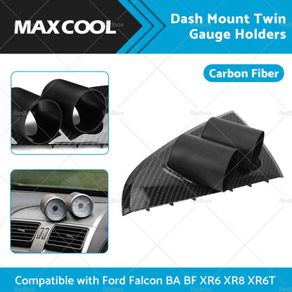 2in Dual Gauge Pod Dashboard Holder for Falcon BA BF XR6 XR8 XR6T (2002-2016)