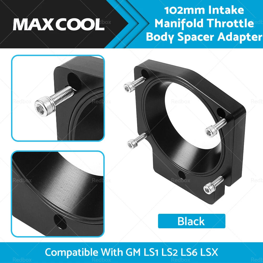 102mm Throttle Body Spacer Adapter for GM LS1 LS2 LS6 LSX (2001-2015)