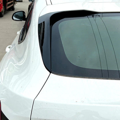 Glossy Black Rear Window Spoiler Cover for BMW X4 (2019-2023)