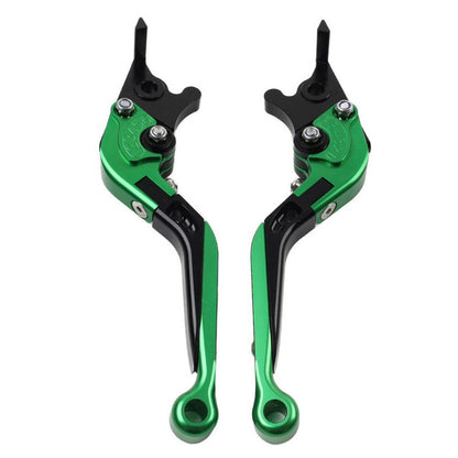 CNC Green Extendable Brake Clutch Levers for Yamaha FJR1300, XJR1300 (04-20)