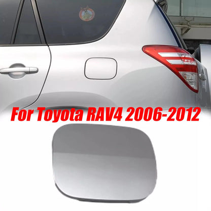 Silver Fuel Door Gas Filler Lid Cover Cap for Toyota RAV4 (2006–2012)