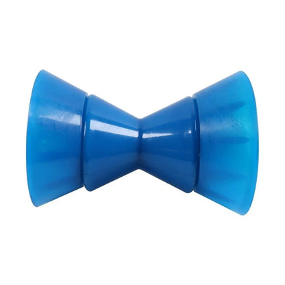 Boat Trailer Top Wheel Kit 4" Blue PU Bow Bell Roller for Trailers