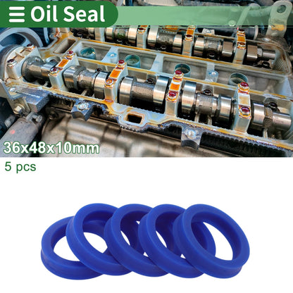 Oil Seal 36x48x10mm 5 Pcs Rotary Shaft Seal TPU for Make Model