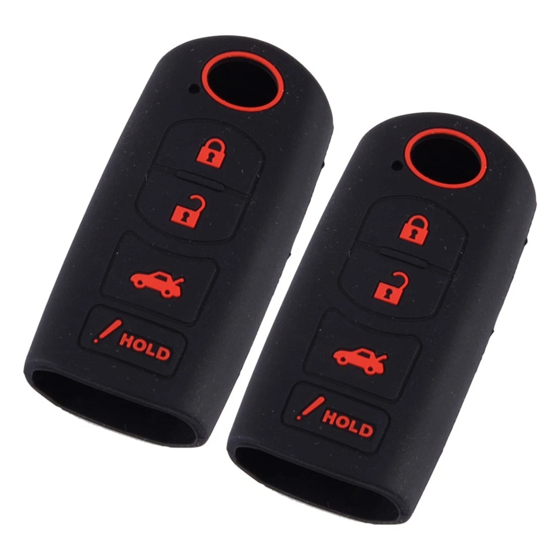 2 x 4 Button Key Cover Case for Toyota Yaris iA, Scion iA (2016-2018)