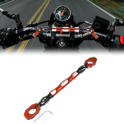 Set Universal 22mm Orange Balance Bar Crossbar Handlebar for Motorcycle