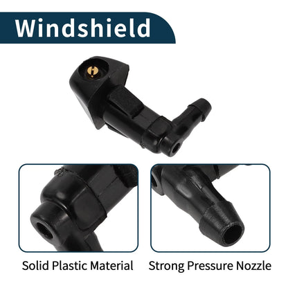 Windshield Washer Nozzle & Fluid Hose for Honda (2006-2011) 1 Set