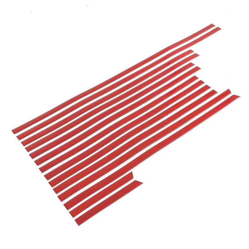 Red Carbon Fiber Side Body Trims for Mercedes G-Class W463 G500 G55 G63 (2012-2018)