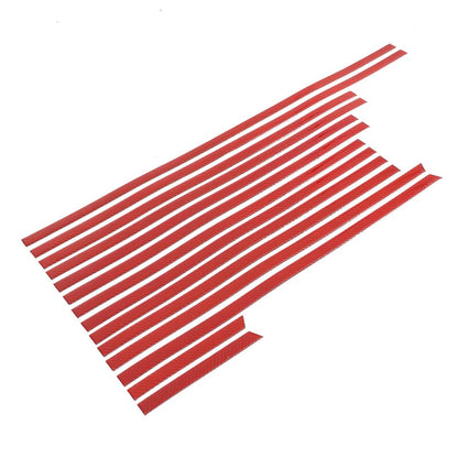 Red Carbon Fiber Side Body Trims for Mercedes G-Class W463 G500 G55 G63 (2012-2018)