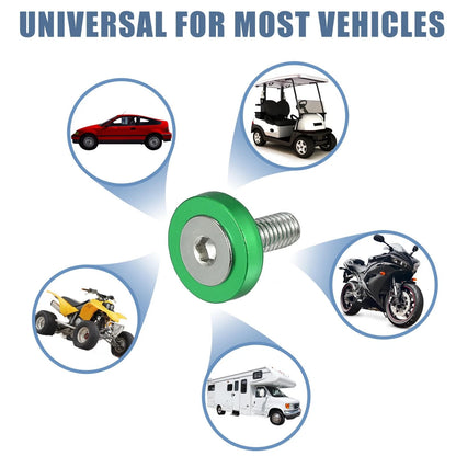 20pcs M6 Fender Washer Bolt Rivet Nut Fastener for Motorcycle