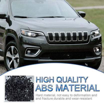 Chrome Mesh Honeycomb Front Grille Inserts for Jeep Cherokee (2019-2022)
