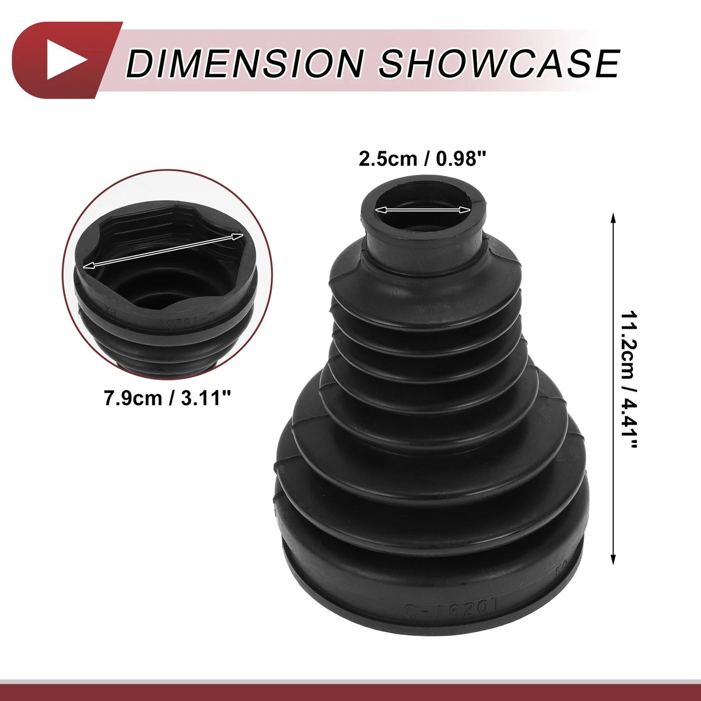 Inner CV Boot Kit with Clamps for BMW X3 (2011 - 2017)