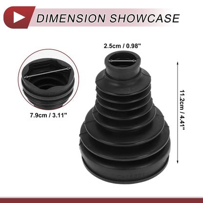 Inner CV Boot Kit with Clamps for BMW X3 (2011 - 2017)