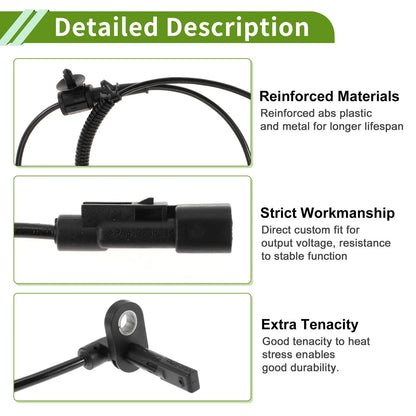 2 x ABS Wheel Speed Sensor for Buick Regal
