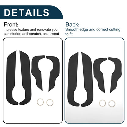 Car Door Anti Kick Pad Sticker Protector for Honda CR-V (2017-2020) Black