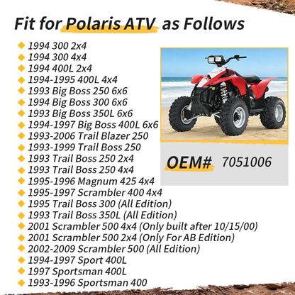 Petcock Fuel Shutoff Valve + Lever Extension w/ Spring Kit for Polaris