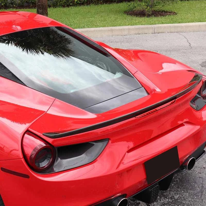 Real Carbon Fiber Rear Spoiler Trunk Wing for Ferrari 488 GTB / Spider 2016-2019