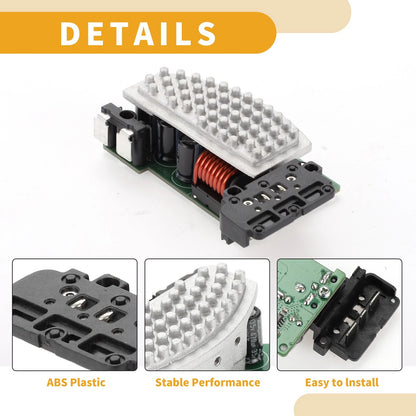 Blower Motor Resistor for Toyota Highlander 2008-2018 Metal ABS 1 Pcs