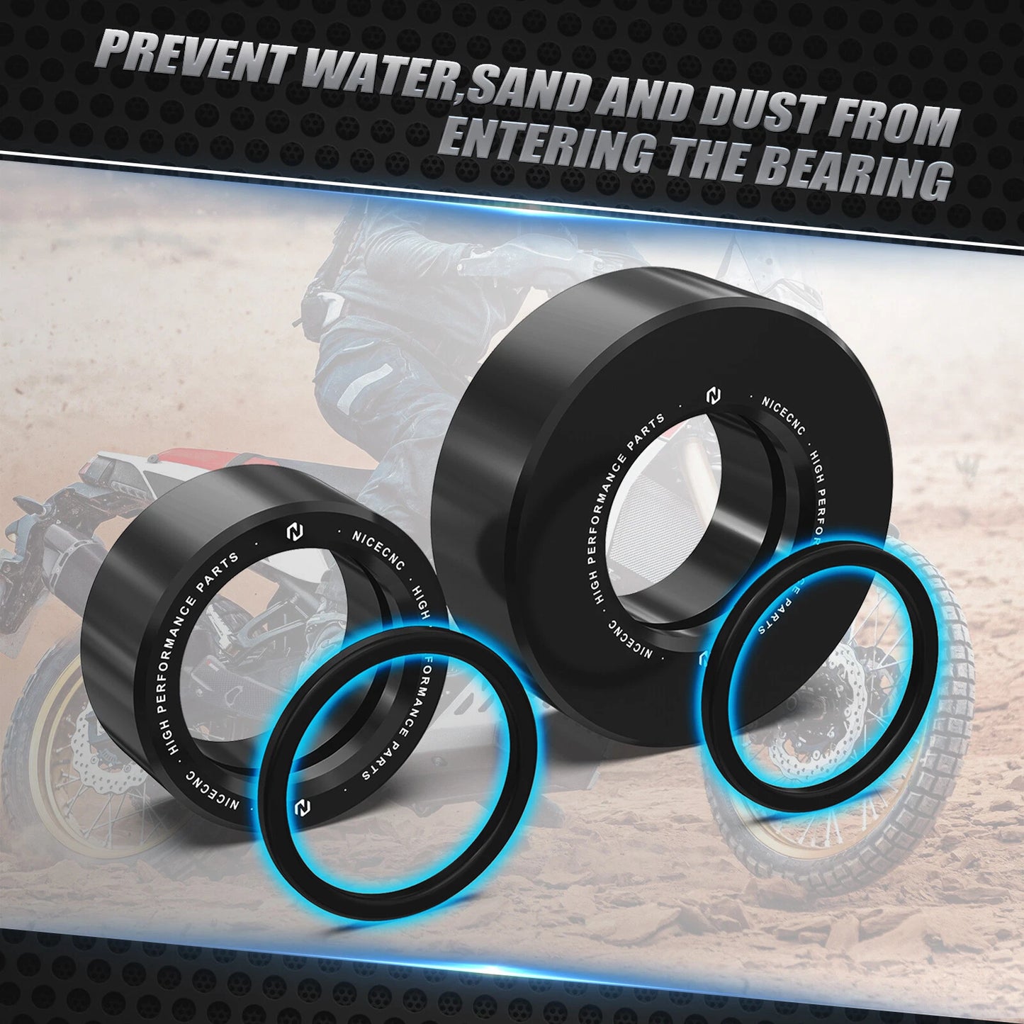CNC Aluminum Rear Wheel Collars for Yamaha XSR700 (2018-2023) XSR900 (2016-2021)