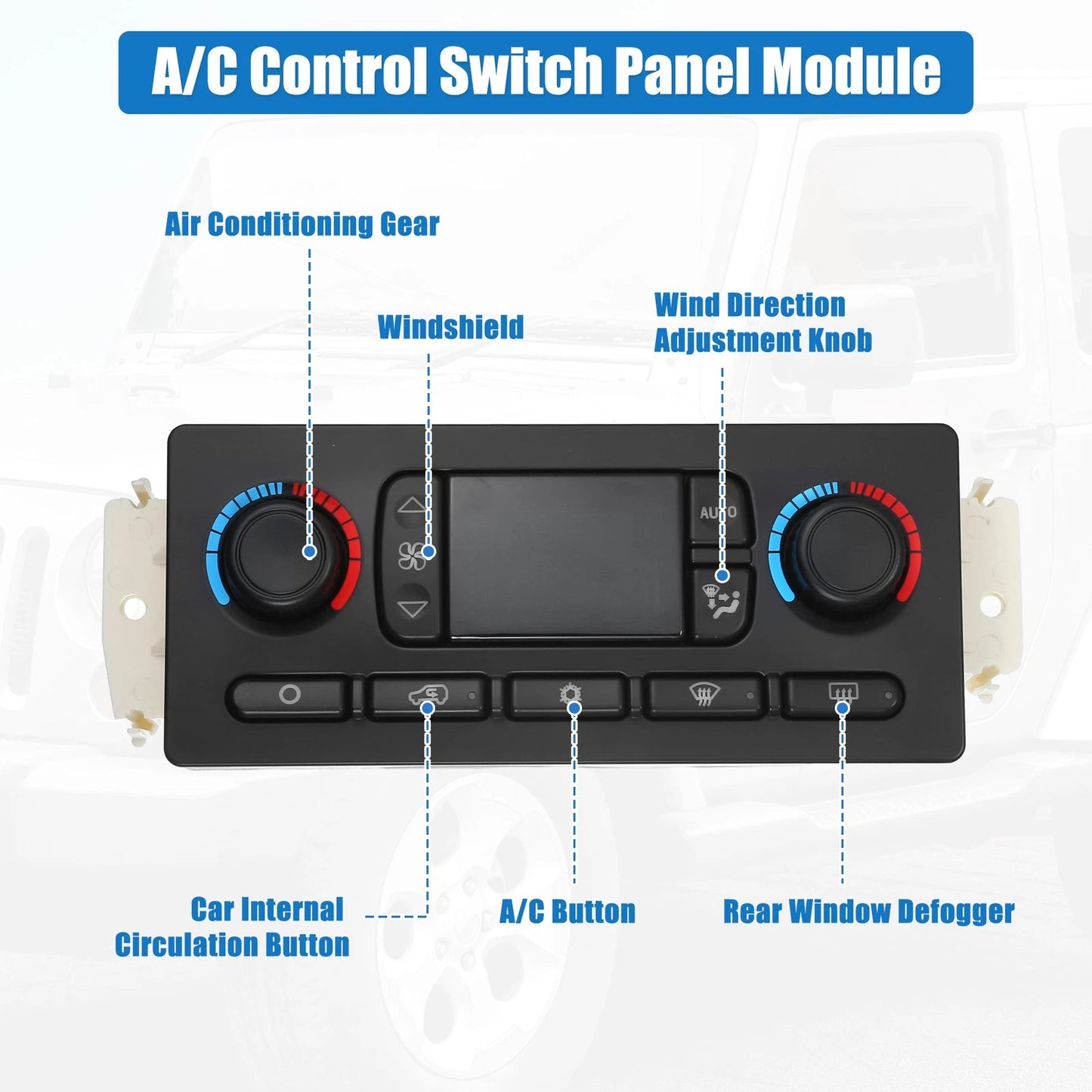 HVAC A/C Heater Climate Control Panel for Chevrolet Silverado