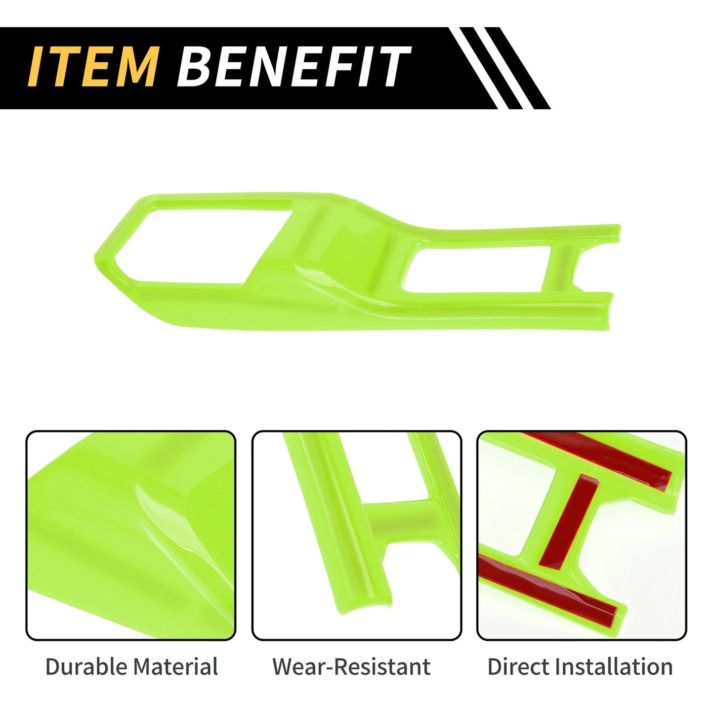 4WD Gear Shift Panel Cover Trim for Jeep Wrangler JL JLU (2018-2024) Green