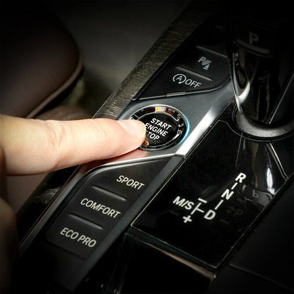 Engine Start Stop Button Cover Trim for BMW 3 8 Series G20 G28 Z4 X5 (2019-2023)
