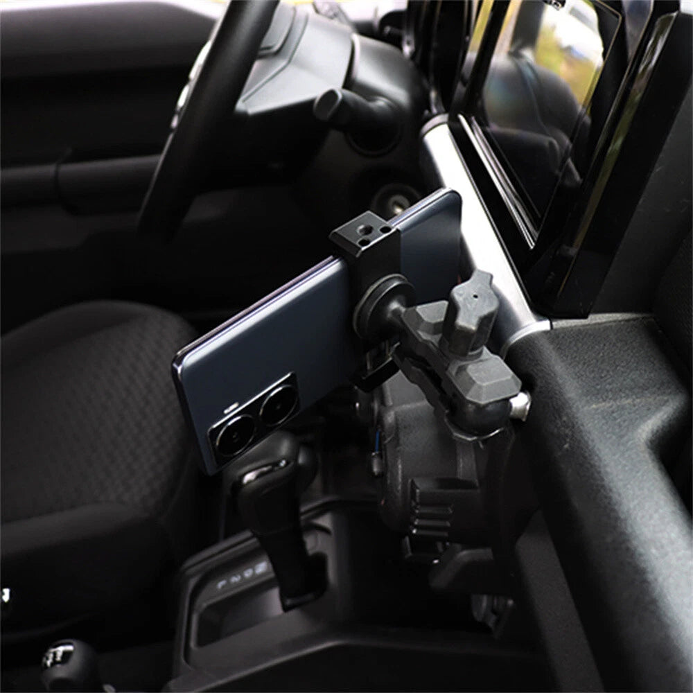 Aluminum Phone Mount Bracket for Suzuki Jimny JB74 JB64 (2019-2023)
