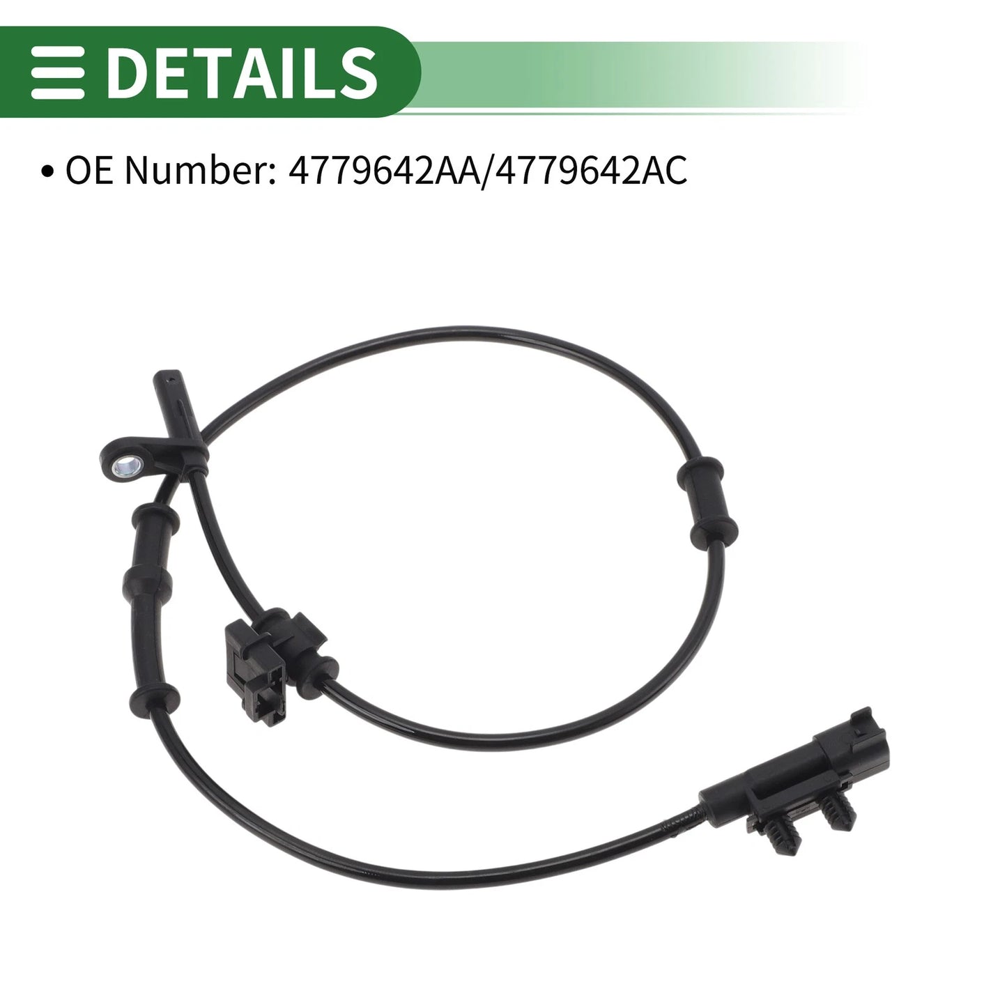 ABS Wheel Speed Sensor for Dodge Challenger Rear Right