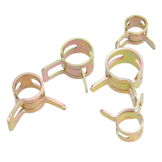 115Pcs 6-22mm Spring Clip Hose Pipe Clamps for Fuel Water Line Tubes