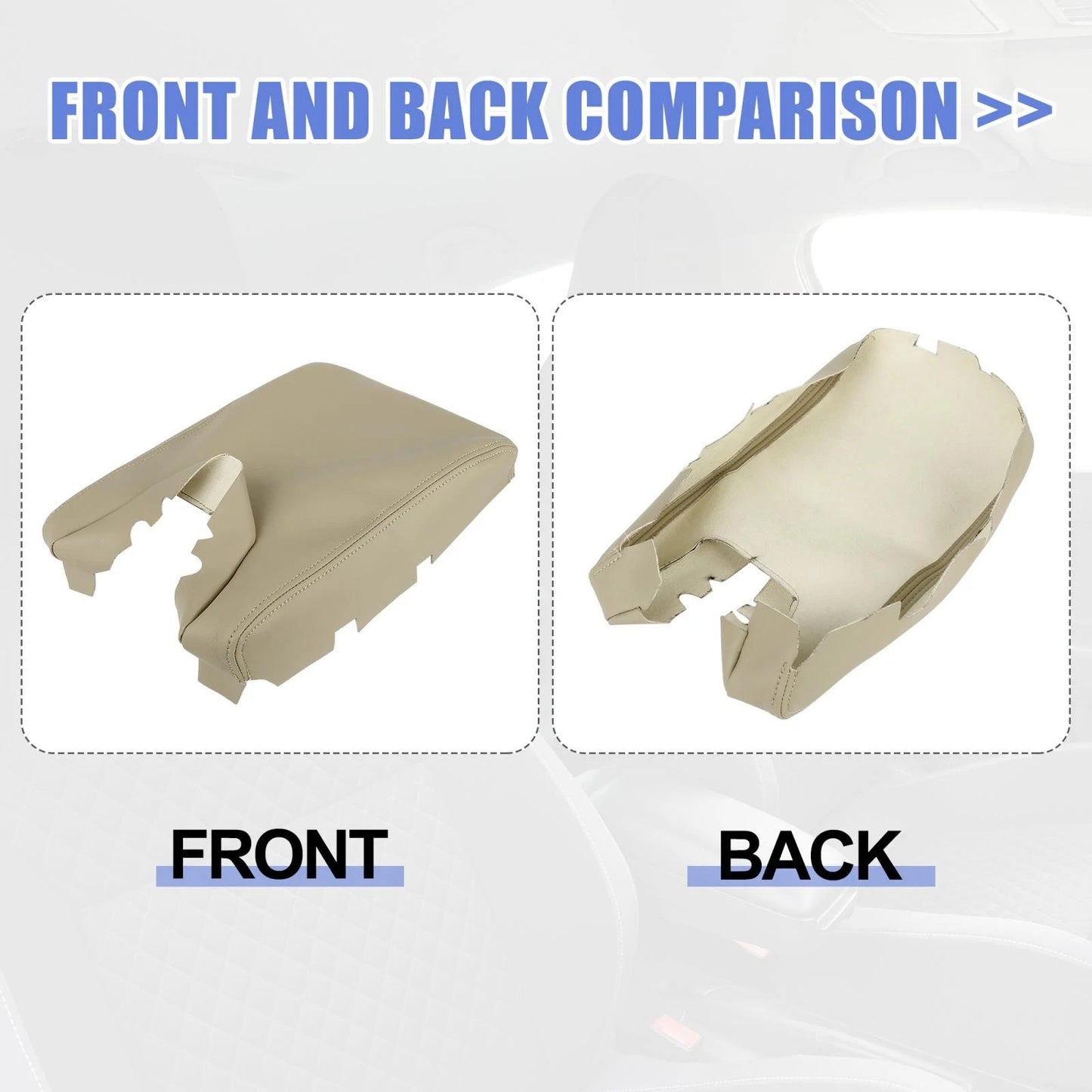 Center Console Lid Armrest Cover for Acura TL (2009-2014) Beige