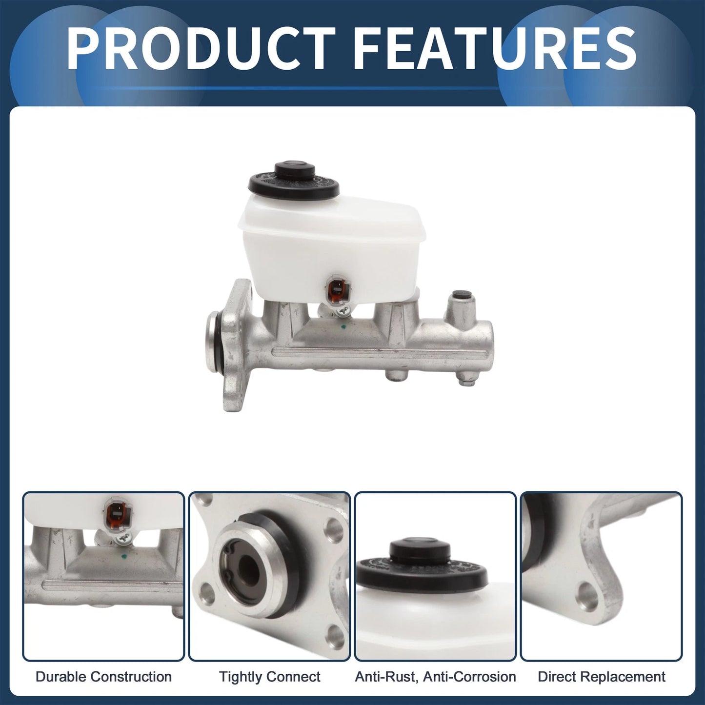 Brake Master Cylinder with Reservoir for Toyota Land Cruiser (1993-1997)