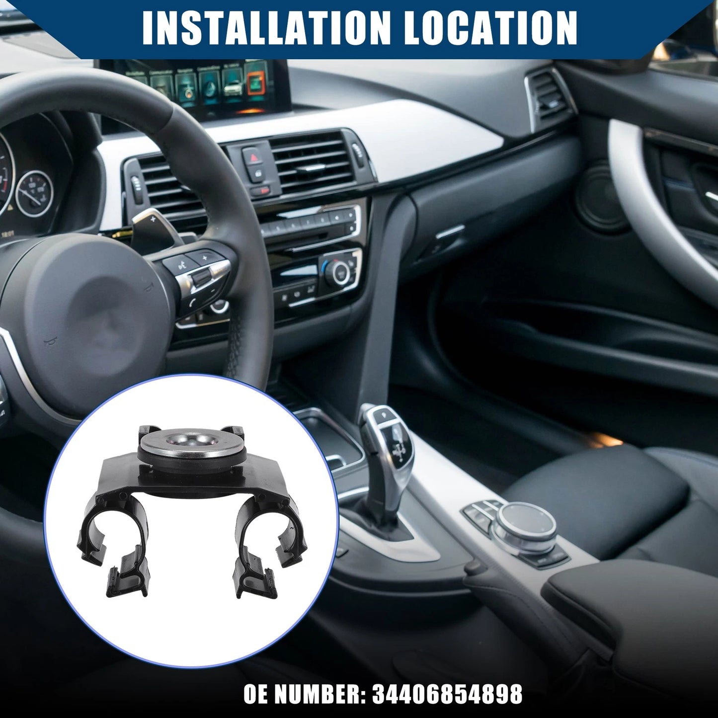 Parking Brake Cable Clip for BMW 320i 330i 340i 430i 440i M4 (2012-2020)