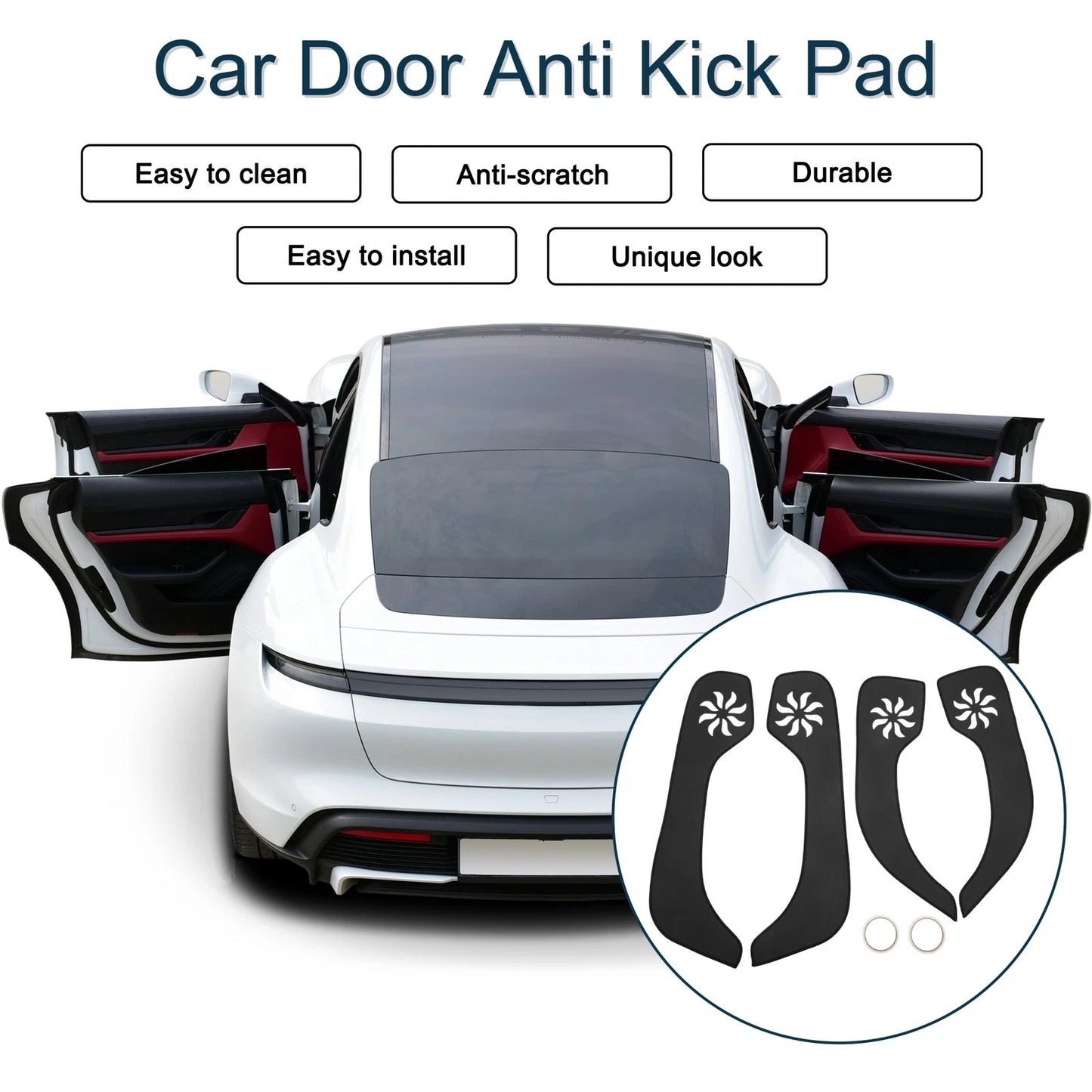 Car Door Anti Kick Pad Sticker Protector for Buick Excelle (2008–2013)