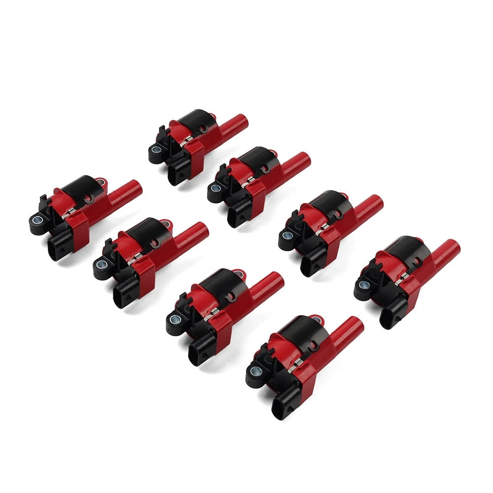 8 x D514A Round Ignition Coil Packs for Chevrolet Silverado, GMC, Cadillac CTS