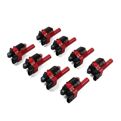 8 x D514A Round Ignition Coil Packs for Chevrolet Silverado, GMC, Cadillac CTS