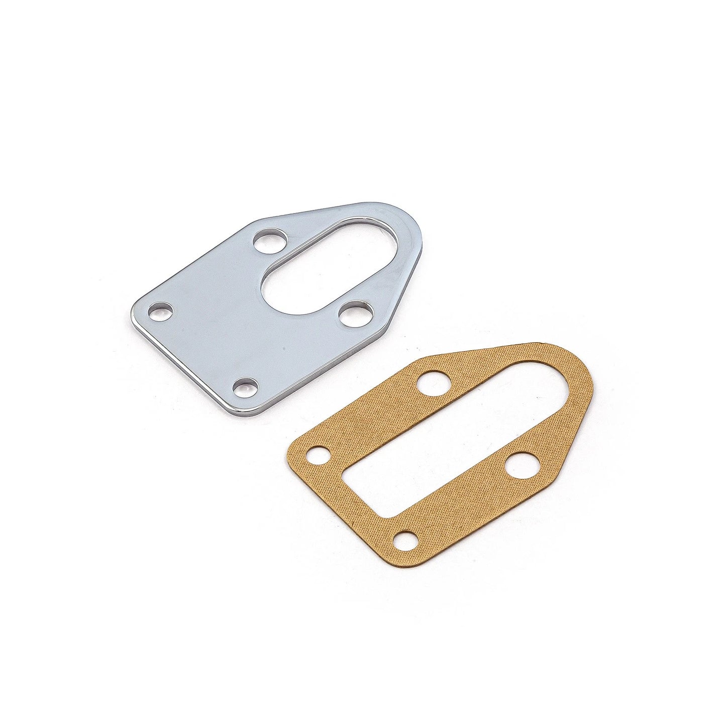 Chrome Fuel Pump Mounting Plate for Chevy SBC 283 350 400